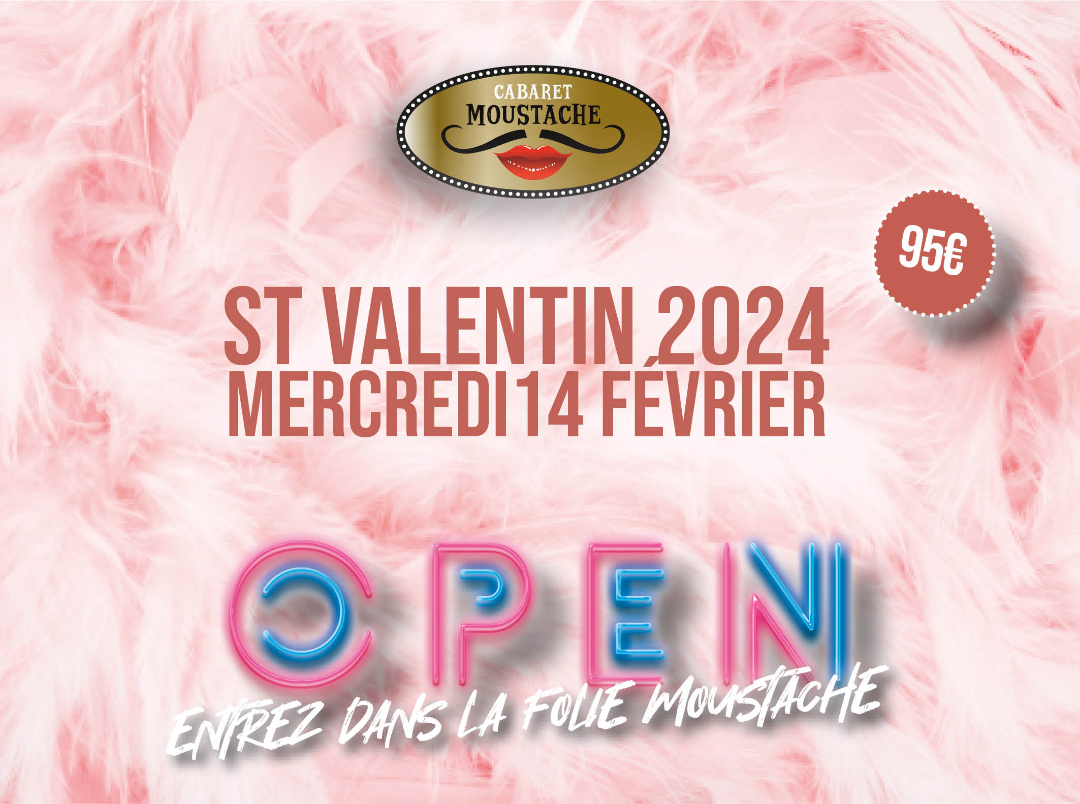 La Saint-Valentin 2024 - Cabaret Moustache